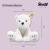 61abbIQg8IL._AC_SL1500_ Steiff Soft Cuddly Friends Lasse Ijsbeer - 28 cm