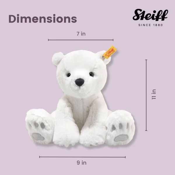61abbIQg8IL._AC_SL1500_ Steiff Soft Cuddly Friends Lasse Ijsbeer - 28 cm