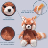 717SQX6p-EL._AC_UF894,1000_QL80_ Steiff Soft Cuddly Friends Benji Rode Panda Knuffel (28 cm)