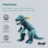 71JAP0JycRL._AC_SL1500_ Steiff Soft Cuddly Friends Knuffel Thaisen T-Rex - 35 cm