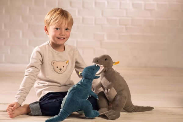 71RICi0+E1L._AC_SL1500_ Steiff Soft Cuddly Friends Knuffel Thaisen T-Rex - 35 cm