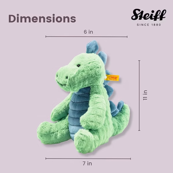 71pAgdUEtuL._AC_SX679_ Steiff Soft Cuddly Friends Spott Stegosaurus - 28 cm Knuffel