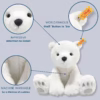 71tLpKozKHL._AC_SL1500_ Steiff Soft Cuddly Friends Lasse Ijsbeer - 28 cm