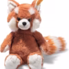 Steiff Soft Cuddly Friends Benji Rode Panda Knuffel (28 cm) | Toystop Steiff Soft Cuddly Friends Benji Rode Panda Knuffel (28 cm) | Toystop
