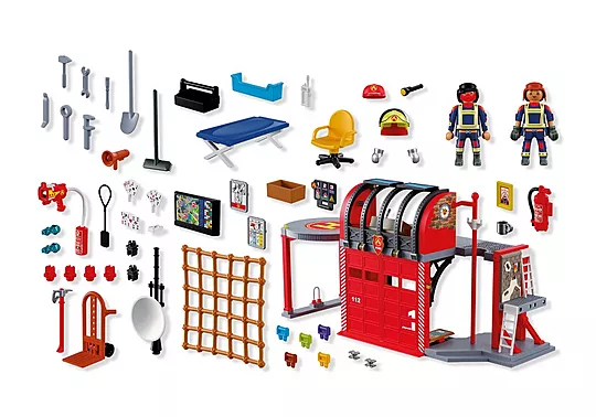 72191_product_box_back Playmobil City Action Grote Brandweerkazerne - 72191