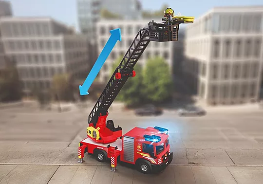 72192_product_extra1 PLAYMOBIL Brandweerladderwagen Brandweer-commandovoertuig - P-72192
