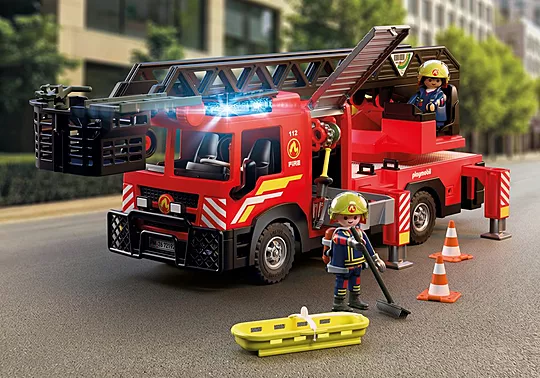72192_product_extra2 PLAYMOBIL Brandweerladderwagen Brandweer-commandovoertuig - P-72192
