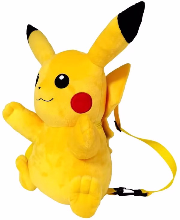 Pokemon Rugtas - PIKACHU - 36 cm - Pokemon Pluche Tas