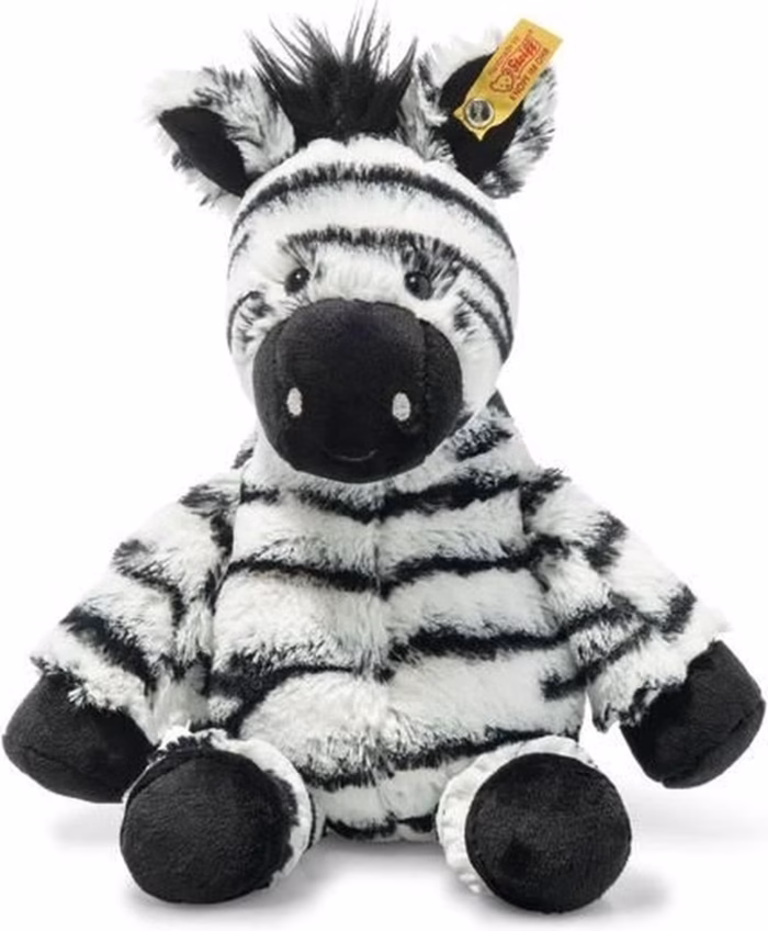Steiff knuffel Soft Cuddly Friends zebra Zora, wit/zwart