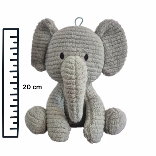 Pistache het zachte olifantje (7) Pistache het zachte olifantje van TOYSTOPยฎ - Pluche Baby Knuffel - 20 cm