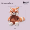 downloaden (15) Steiff Soft Cuddly Friends Benji Rode Panda Knuffel (28 cm)
