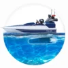 shopping (9) PLAYMOBIL City Action Politietruck met Speedboot - 5187