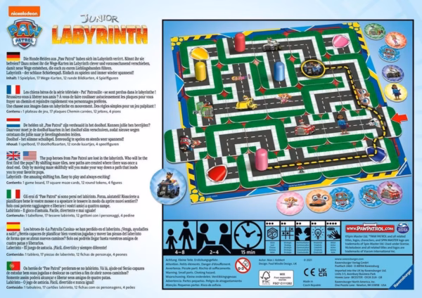 Ravensburger Paw Patrol junior labyrinth - Kinderspel