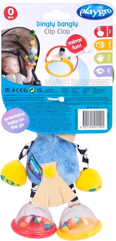 406x840 Playgro Dingly Dangly Clip Clop Ezel Babyspeeltje