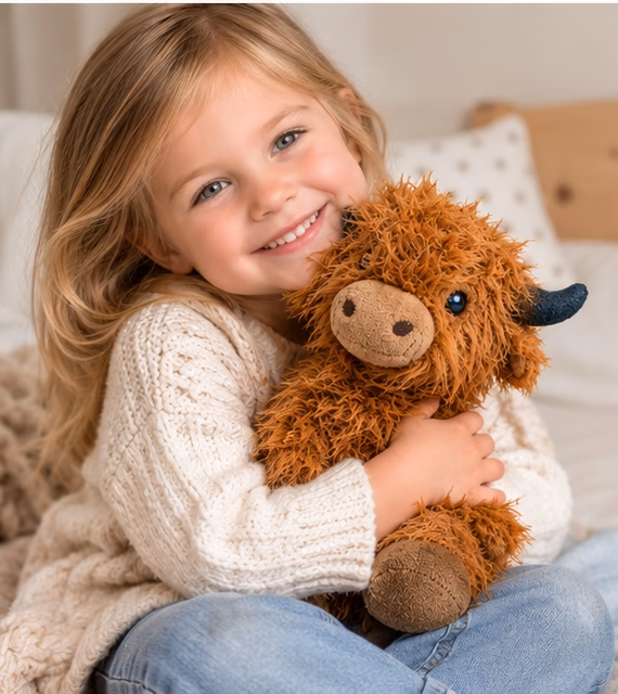 Toystop Schotse Hooglander Pluche Knuffel Boyd - 25 cm - Superzacht