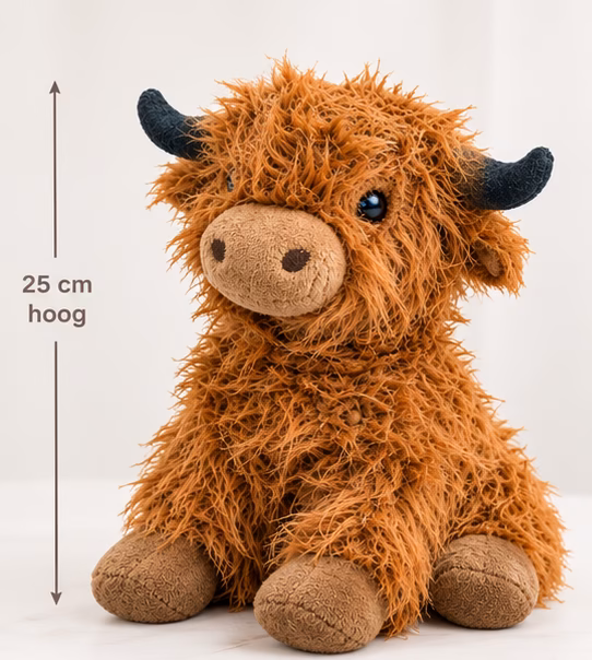 Toystop Schotse Hooglander Pluche Knuffel Boyd - 25 cm - Superzacht (8) Toystop Schotse Hooglander Pluche Knuffel Boyd - 25 cm - Superzacht