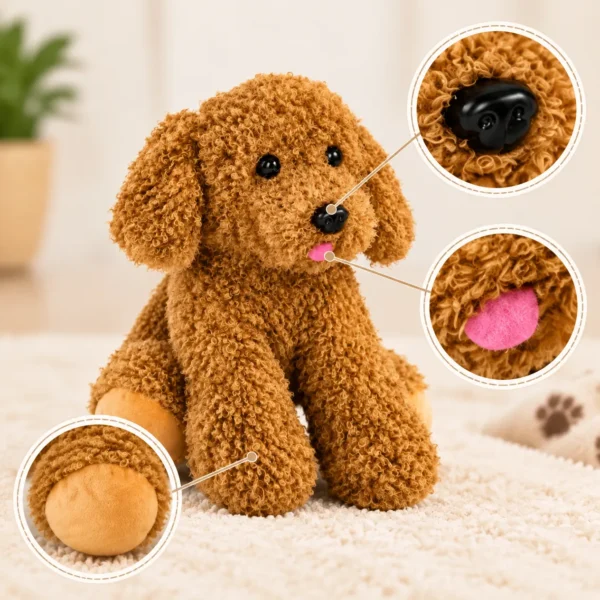 Toystop Teddy Cute Labradoodle Pluchen Hond – Zachte Knuffel (25 cm) (3) Toystop Teddy Cute Labradoodle Pluchen Hond – Zachte Knuffel (25 cm)