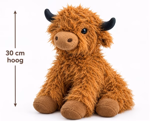 Toystop® Schotse Hooglander Pluche Knuffel Duncan – 30 cm – Superzacht (10) Toystop® Schotse Hooglander Pluche Knuffel Duncan – 30 cm – Superzacht