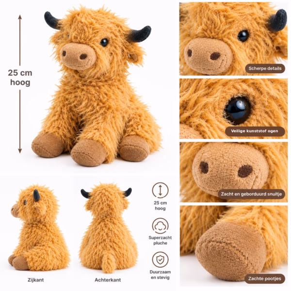 Toystop® Schotse Hooglander Pluche Knuffel Mocca – 25 cm – Superzacht BOL Toystop® Schotse Hooglander Pluche Knuffel Scott - 30 cm | Superzacht