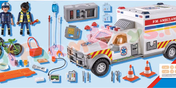 PLAYMOBIL City Action Reddingsvoertuig US Ambulance - 70936